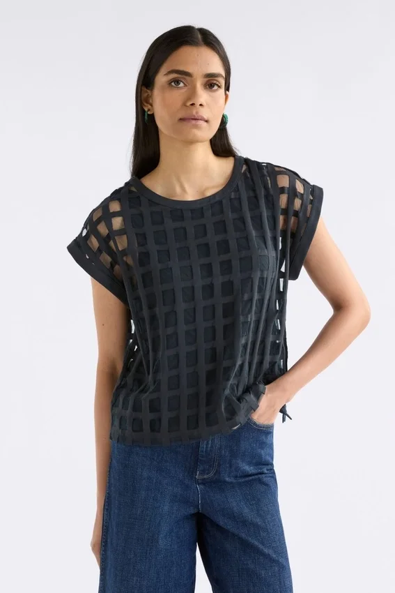 Bluzka Grid Burnout Bluzka Grid Burnout