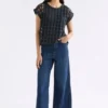 Bluzka Grid Burnout Bluzka Grid Burnout