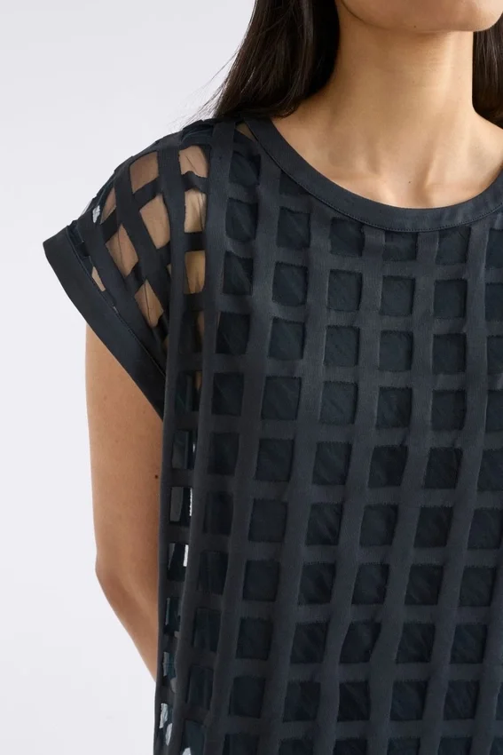 Bluzka Grid Burnout Bluzka Grid Burnout