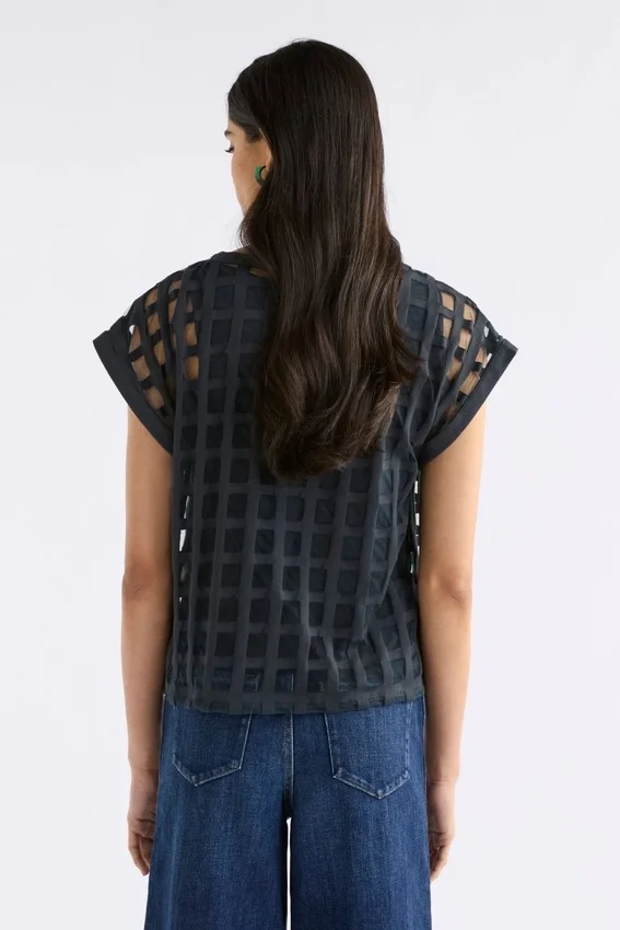 Bluzka Grid Burnout Bluzka Grid Burnout