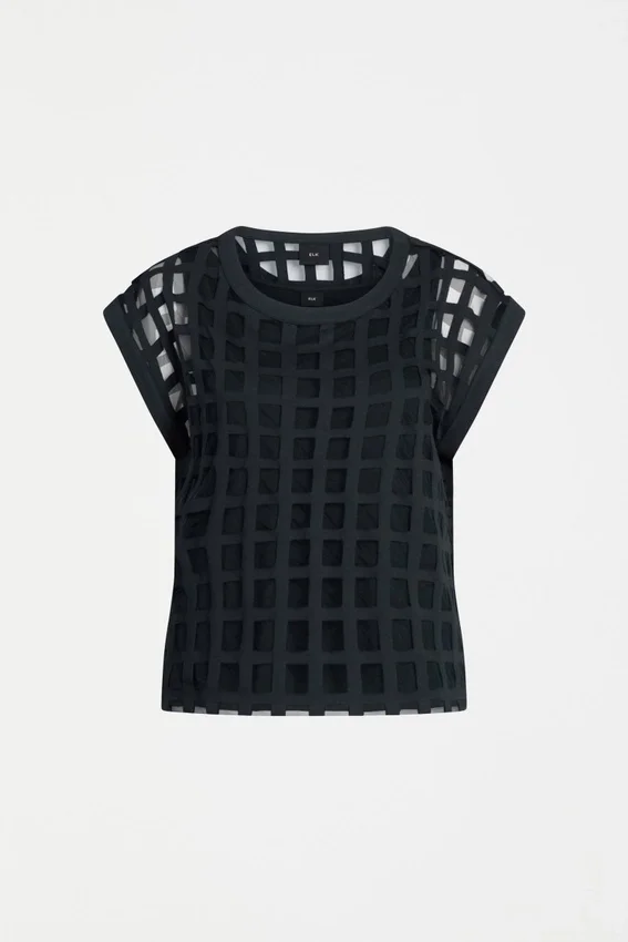 Bluzka Grid Burnout Bluzka Grid Burnout