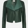 Kurtka z delikatnej skóry w kolorze Milan Green Kurtka z delikatnej skóry w kolorze Milan Green