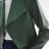 Kurtka z delikatnej skóry w kolorze Milan Green Kurtka z delikatnej skóry w kolorze Milan Green