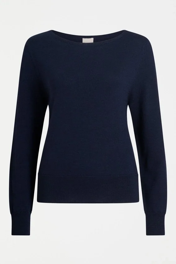 Sweter Ellora w kolorze ciemnoniebieskim Sweter Ellora w kolorze ciemnoniebieskim