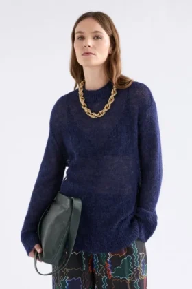 Sweter Fjer w kolorze jasnoniebieskim