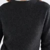 Sweter Nevis z wełny merynosowej w kolorze grafitowym Sweter Nevis z wełny merynosowej w kolorze grafitowym