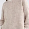Sweter w wzór Agna w kolorze ecru Sweter w wzór Agna w kolorze ecru