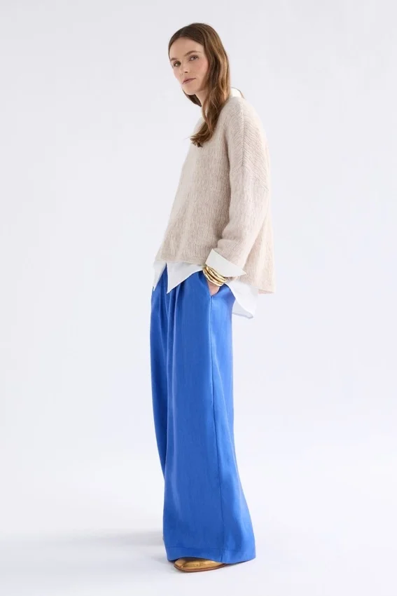 Sweter w wzór Agna w kolorze ecru Sweter w wzór Agna w kolorze ecru