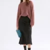 Sweter w wzór Agna w kolorze Rosewood Sweter w wzór Agna w kolorze Rosewood