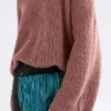 Sweter w wzór Agna w kolorze Rosewood Sweter w wzór Agna w kolorze Rosewood