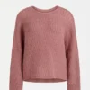 Sweter w wzór Agna w kolorze Rosewood Sweter w wzór Agna w kolorze Rosewood