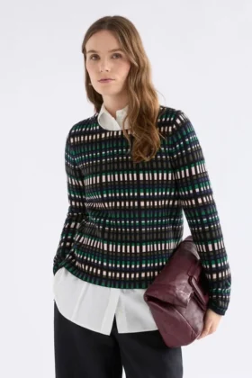 Sweter z dzianiny organicznej Svea