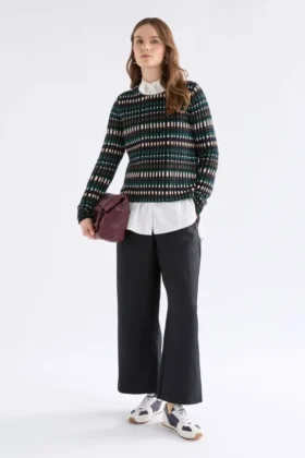 Sweter z dzianiny organicznej Svea