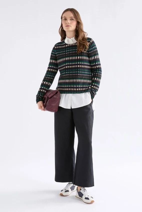 Sweter z dzianiny organicznej Svea Sweter z dzianiny organicznej Svea